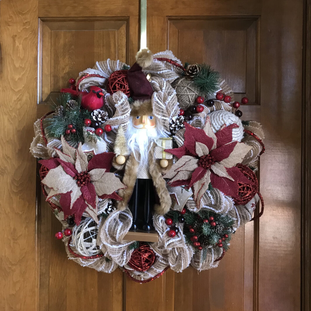 24 inch Merry Christmas Grinch Wreath – Herta's Wreaths
